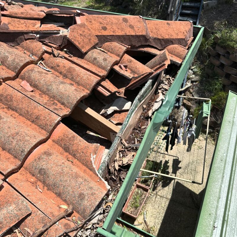 Roof Damage Repair After A Storm North Brisbane